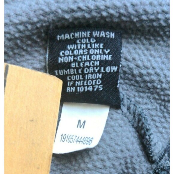 OSU Ohio State Buckeyes Full Zip Charcoal Gray Light Jacket Zip Pockets Size M - Picture 5 of 16